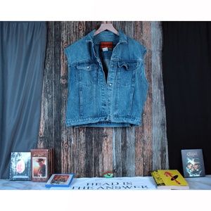 Calvin Klein Sleeveless Denim Jacket